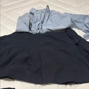 Classic Black Women's Skirt school girl costume too